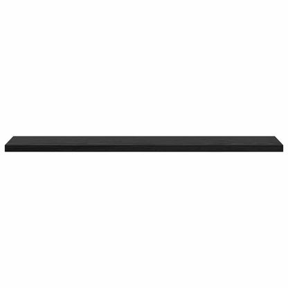 Bookshelf Board 4 pcs Black 60 x 10 x 1.5 cm Engineered wood