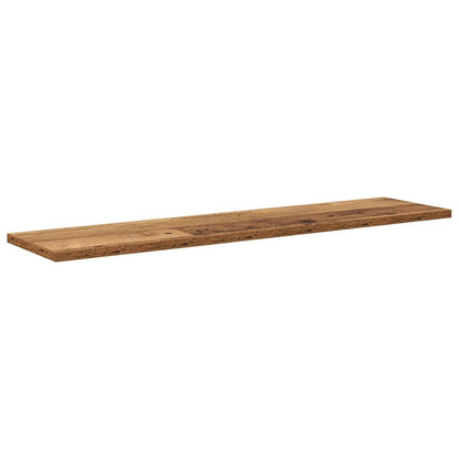 Bookshelf Board 4 pcs Brown 80 x 20 x 1.5 cm Engineered wood