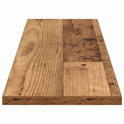 Bookshelf Board 4 pcs Brown 80 x 20 x 1.5 cm Engineered wood