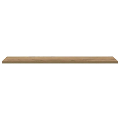 Bookshelf Board 4 pcs Brown 80 x 20 x 1.5 cm Engineered wood