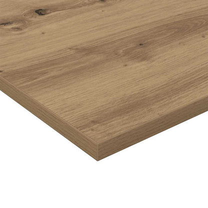 Bookshelf Board 4 pcs Brown 80 x 40 x 1.5 cm Engineered wood