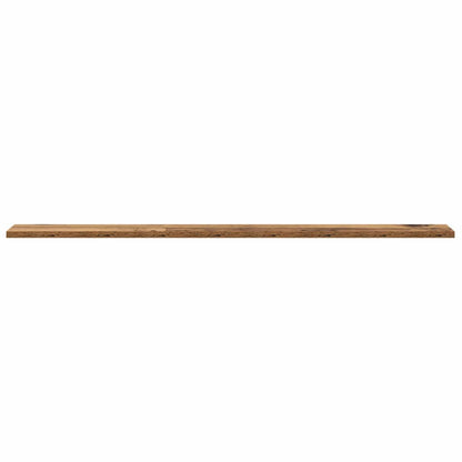 Bookshelf Board 4 pcs Brown 100 x 10 x 1.5 cm Engineered wood