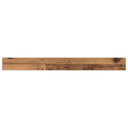 Bookshelf Board 4 pcs Brown 100 x 10 x 1.5 cm Engineered wood