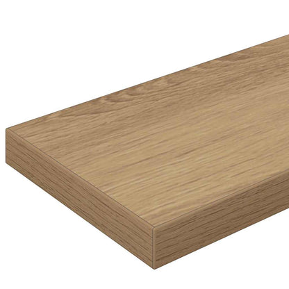 Bookshelf Board 4 pcs Brown 100 x 10 x 1.5 cm Engineered wood
