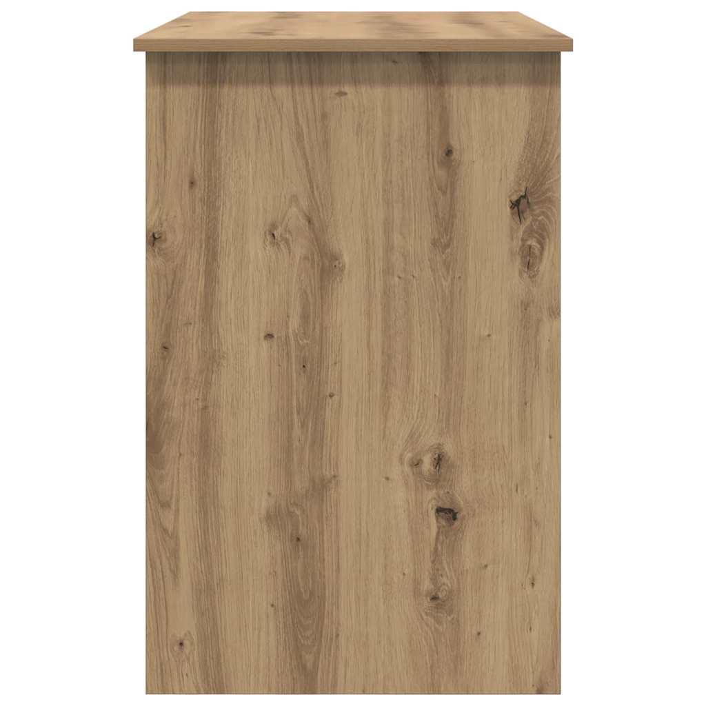 Desk with Drawer Artisan oak 100 x 50 x 76 cm Engineered wood