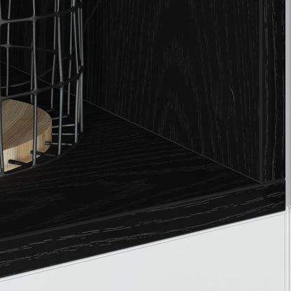 Kitchen Base Cabinet Riga Black oak 30 x 44.5 x 81.5 cm
