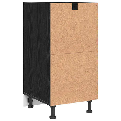 Kitchen Base Cabinet Riga Black oak 40 x 44.5 x 81.5 cm