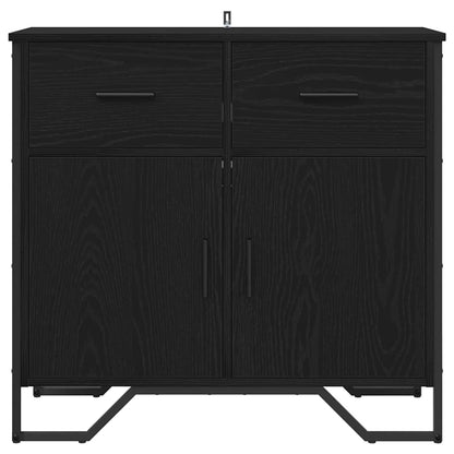 Sideboard Black oak 79.5 x 35.5 x 74.5 cm Engineered wood