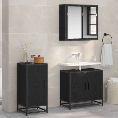 Sideboard Black oak 35 x 35.5 x 76 cm Engineered wood