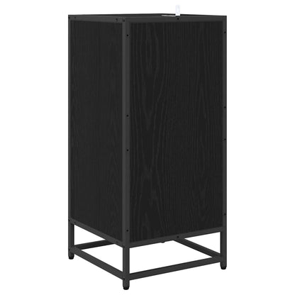 Sideboard Black oak 35 x 35.5 x 76 cm Engineered wood