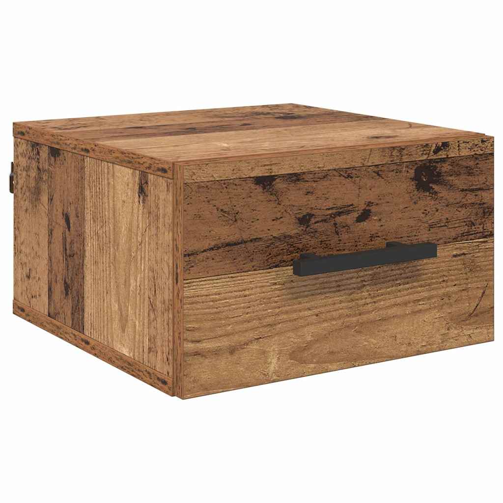 Bedside Cabinet Old wood 35 x 35 x 20 cm Engineered wood