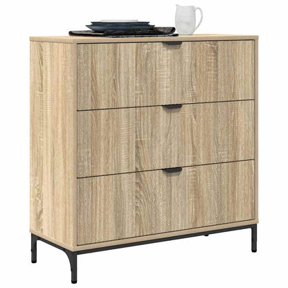 Sideboard Sonoma oak 79.5 x 33 x 82 cm Engineered wood