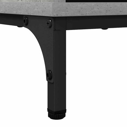 Sideboard Concrete grey 79.5 x 33 x 82 cm Engineered wood