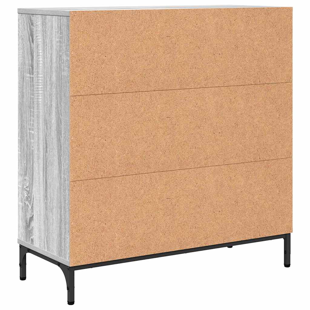 Sideboard Grey sonoma 79.5 x 33 x 82 cm Engineered wood