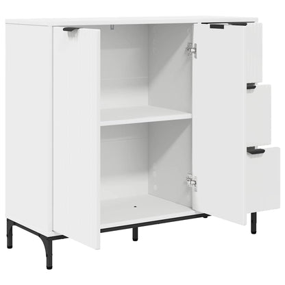 Sideboard with Drawer White 89.5 x 33 x 82 cm Engineered wood