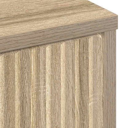 Sideboard Sonoma oak 89.5 x 33 x 82 cm Engineered wood