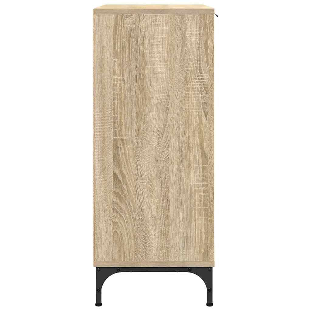 Sideboard Sonoma oak 89.5 x 33 x 82 cm Engineered wood
