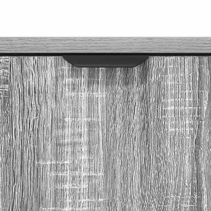 Sideboard Grey sonoma 89.5 x 33 x 82 cm Engineered wood