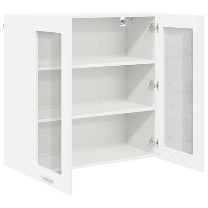 Hanging cabinet Riga White 80 x 31 x 80 cm Engineered Wood