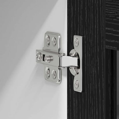 Hanging cabinet Riga Black Oak 80 x 31 x 80 cm Engineered Wood