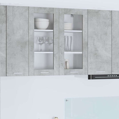 Hanging cabinet with Shelf Riga Concrete Grey 80 x 31 x 80 cm