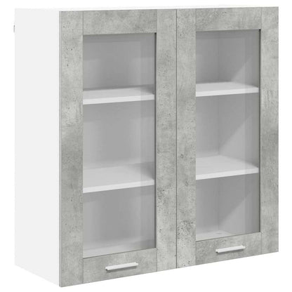 Hanging cabinet with Shelf Riga Concrete Grey 80 x 31 x 80 cm