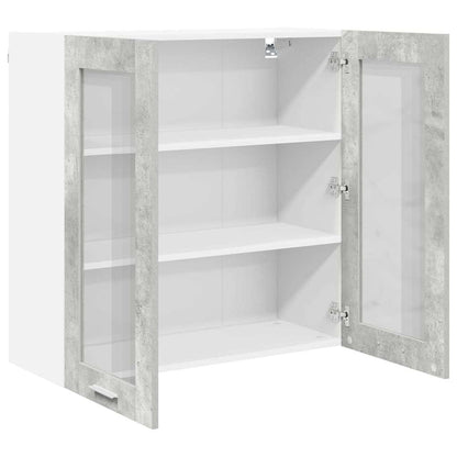 Hanging cabinet with Shelf Riga Concrete Grey 80 x 31 x 80 cm