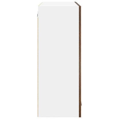 Hanging cabinet Riga Smoked Oak 80 x 31 x 80 cm Engineered Wood