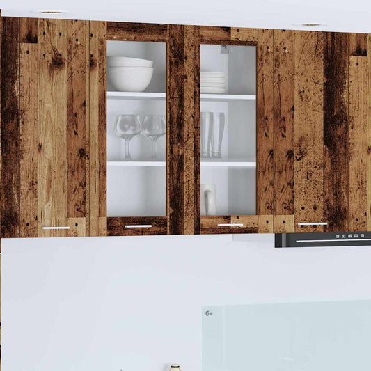 Hanging cabinet Riga Old Wood 80 x 31 x 80 cm Engineered Wood