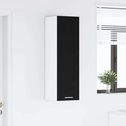 Hanging cabinet Riga Black Oak 30 x 31 x 100 cm Engineered Wood