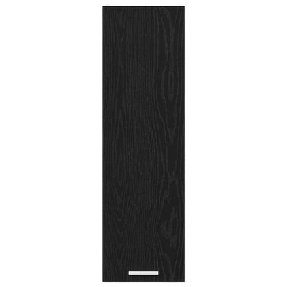 Hanging cabinet Riga Black Oak 30 x 31 x 100 cm Engineered Wood