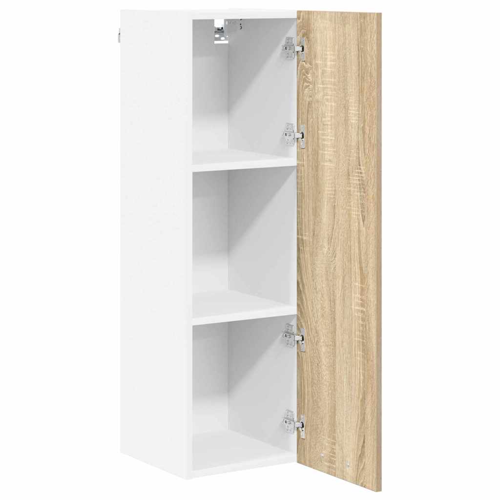 Hanging cabinet with Shelf Riga Sonoma Oak 30 x 31 x 100 cm