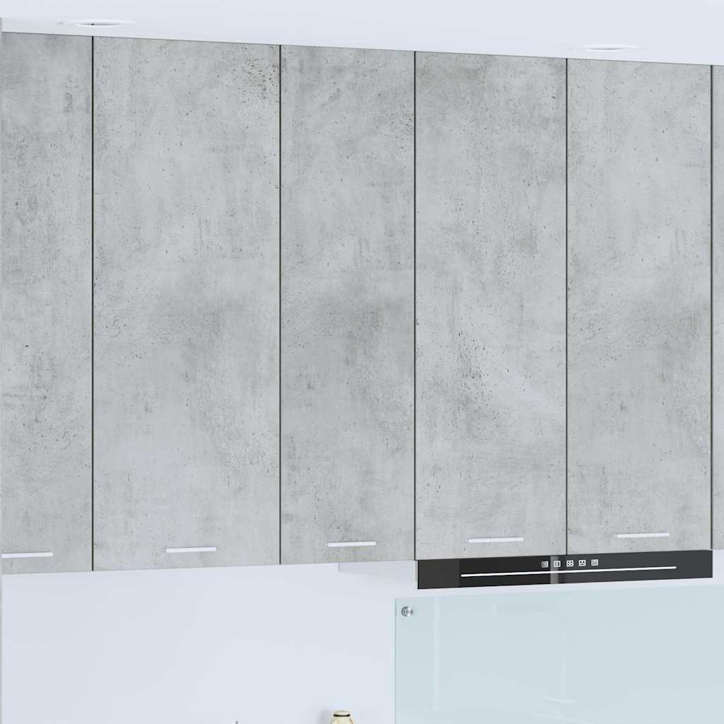 Hanging cabinet with Shelf Riga Concrete Grey 30 x 31 x 100 cm