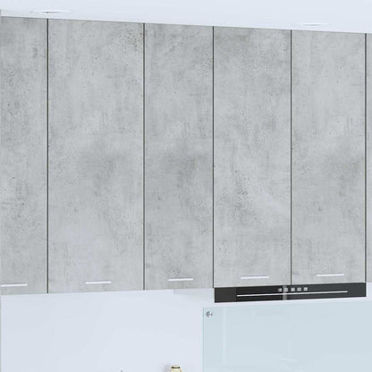 Hanging cabinet with Shelf Riga Concrete Grey 30 x 31 x 100 cm