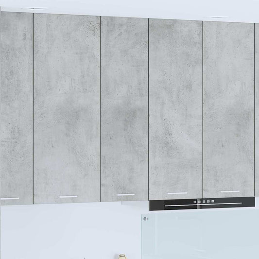Hanging cabinet with Shelf Riga Concrete Grey 30 x 31 x 100 cm