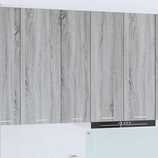Hanging cabinet with Shelf Riga Grey Sonoma 30 x 31 x 100 cm