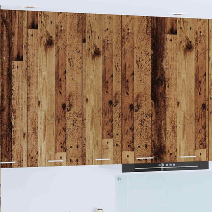 Hanging cabinet Riga Old Wood 30 x 31 x 100 cm Engineered Wood