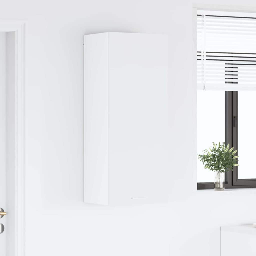 Hanging cabinet Riga White 40 x 31 x 100 cm Engineered Wood