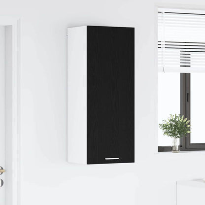 Hanging cabinet Riga Black Oak 40 x 31 x 100 cm Engineered Wood
