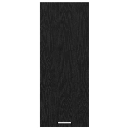 Hanging cabinet Riga Black Oak 40 x 31 x 100 cm Engineered Wood