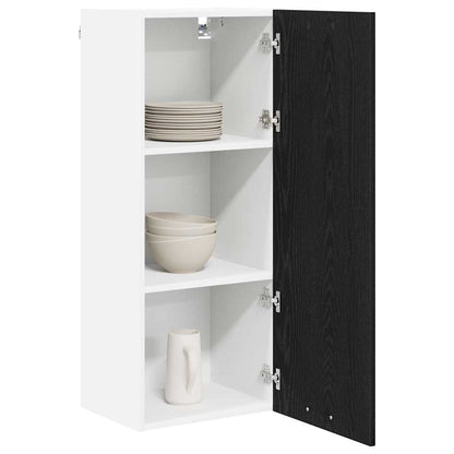 Hanging cabinet Riga Black Oak 40 x 31 x 100 cm Engineered Wood