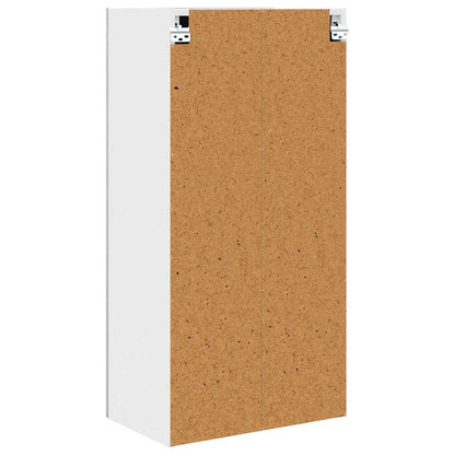 Hanging cabinet Riga Concrete Grey and White 50 x 31 x 100 cm