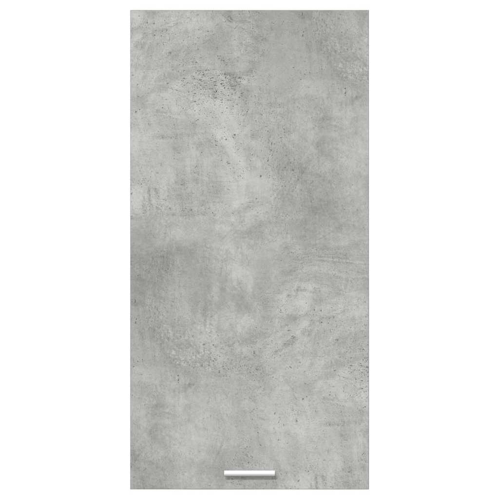 Hanging cabinet Riga Concrete Grey and White 50 x 31 x 100 cm