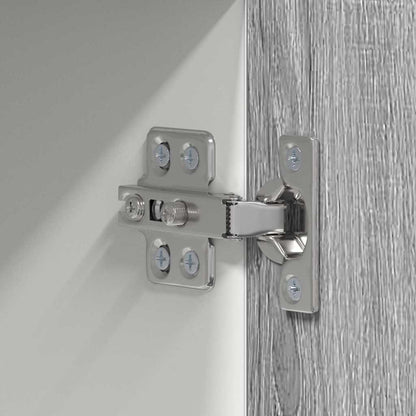 Hanging cabinet Riga Grey Sonoma and White 50 x 31 x 100 cm
