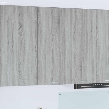 Hanging cabinet Riga Grey Sonoma and White 50 x 31 x 100 cm