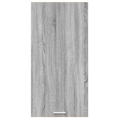 Hanging cabinet Riga Grey Sonoma and White 50 x 31 x 100 cm