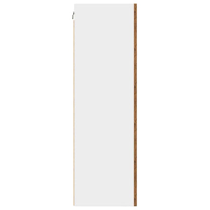 Hanging cabinet Riga Old Wood and White 50 x 31 x 100 cm