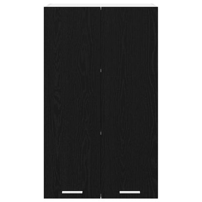 Hanging cabinet Riga Black Oak 60 x 31 x 100 cm Engineered Wood