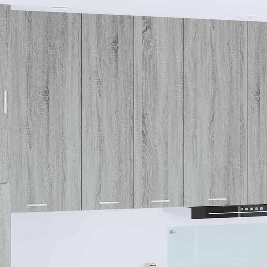 Hanging cabinet with Shelf Riga Grey Sonoma 60 x 31 x 100 cm