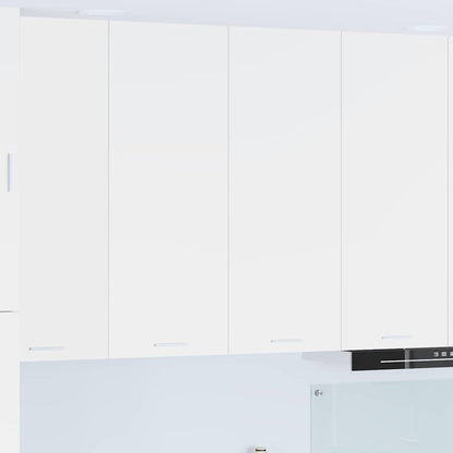 Hanging cabinet Riga White 80 x 31 x 100 cm Engineered Wood